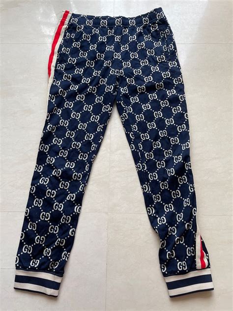 gucci sweatpants white|brand new Gucci sweatpants.